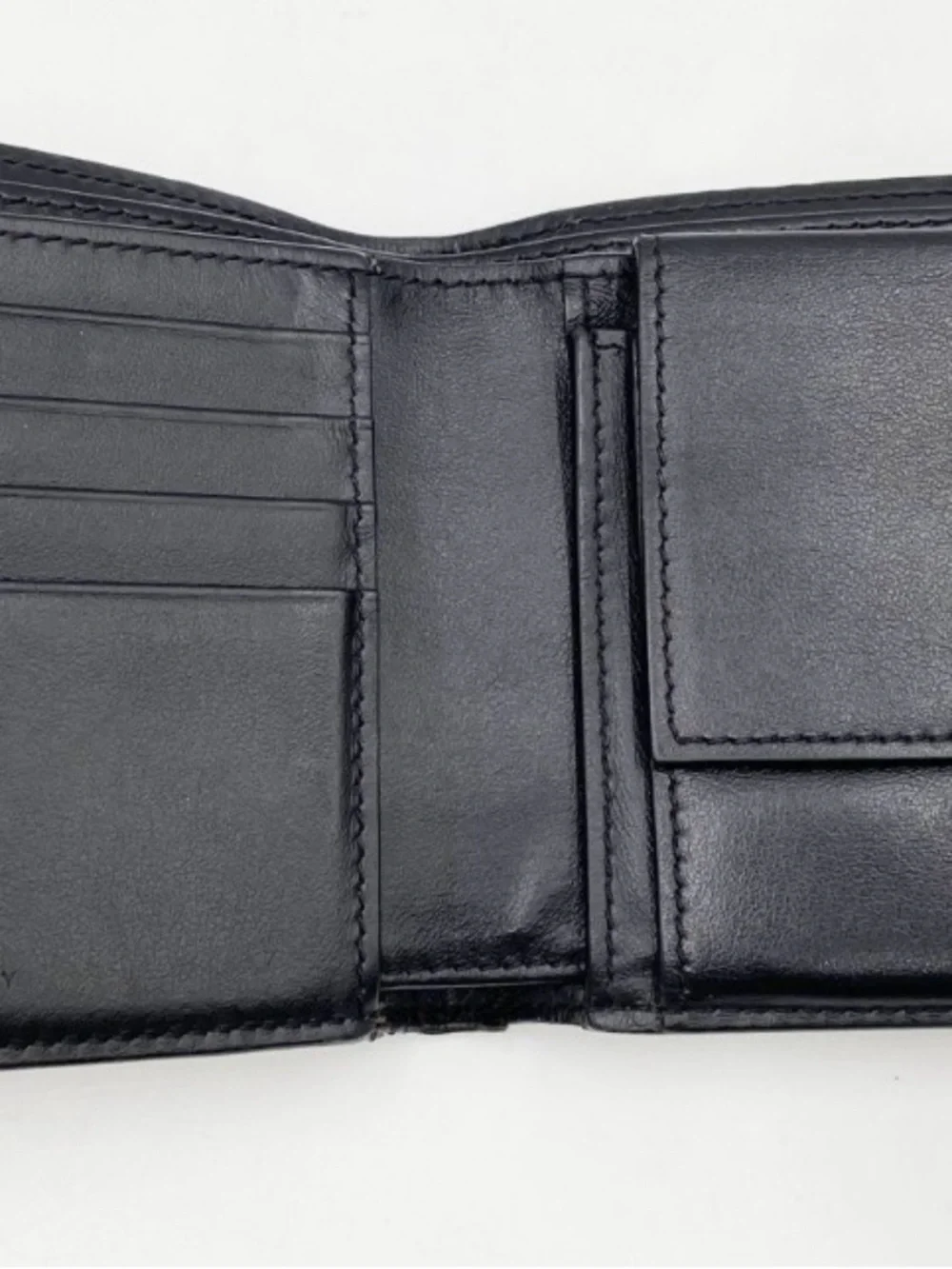 Celine Brown and Black Triomphe Canvas Card Holder with Gold Logo